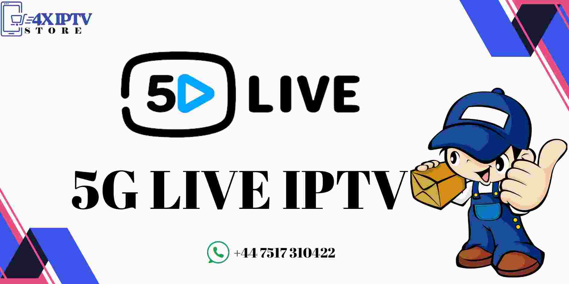 5G LIve IPTV 12 Month Subscription